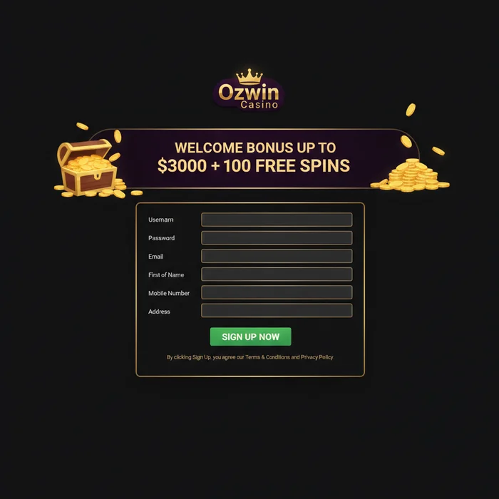Ozwin Casino Casino Signup